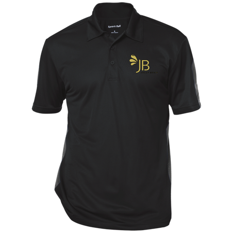 JellyBean Go For Gold Performance Textured Three-Button Polo