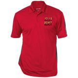 JellyBeast Go For Gold Performance Textured Three-Button Polo